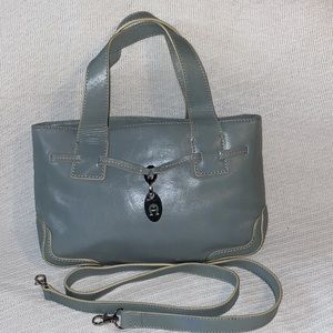 Etienne Aigner Blue HandBag is a rare, adorable find in a calming slate blue 🩵